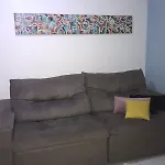Apartamento vento e mar 2 quartos na quadra da praia